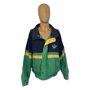 Vintage Mens Paradies Collection Rowing Sailing Jacket Green Size XL